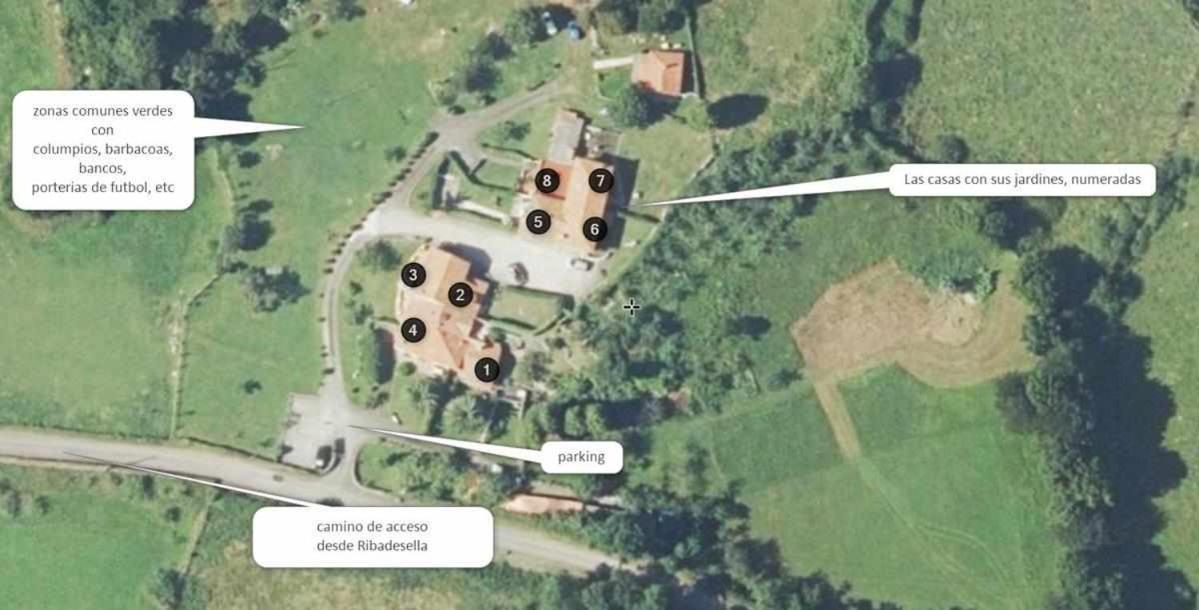 Casa Carmen 5 Situada en una zona muy tranquila a 2 km de Ribadesella Collera Exterior foto